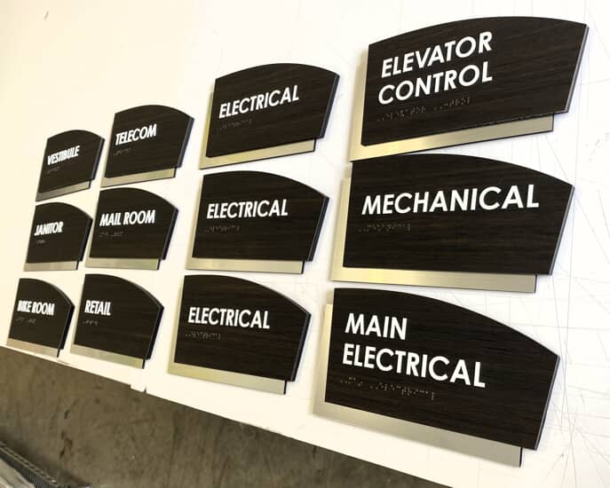 Custom Wayfinding Signs